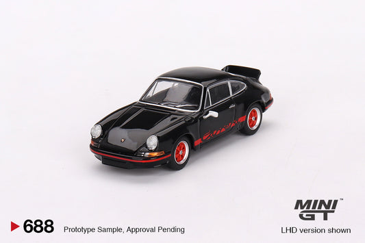 Mini GT 1/64 - Porsche 911 Carrera RS 2.7 Black with Red Livery