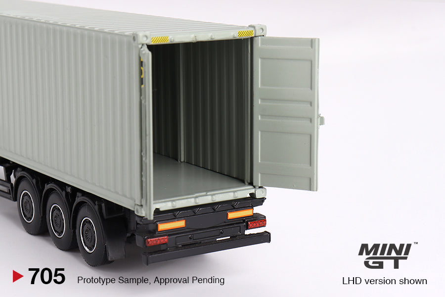 Mini GT 1/64 - Mercedes-Benz Actros w/ 40 Ft Container " UPS Europe"