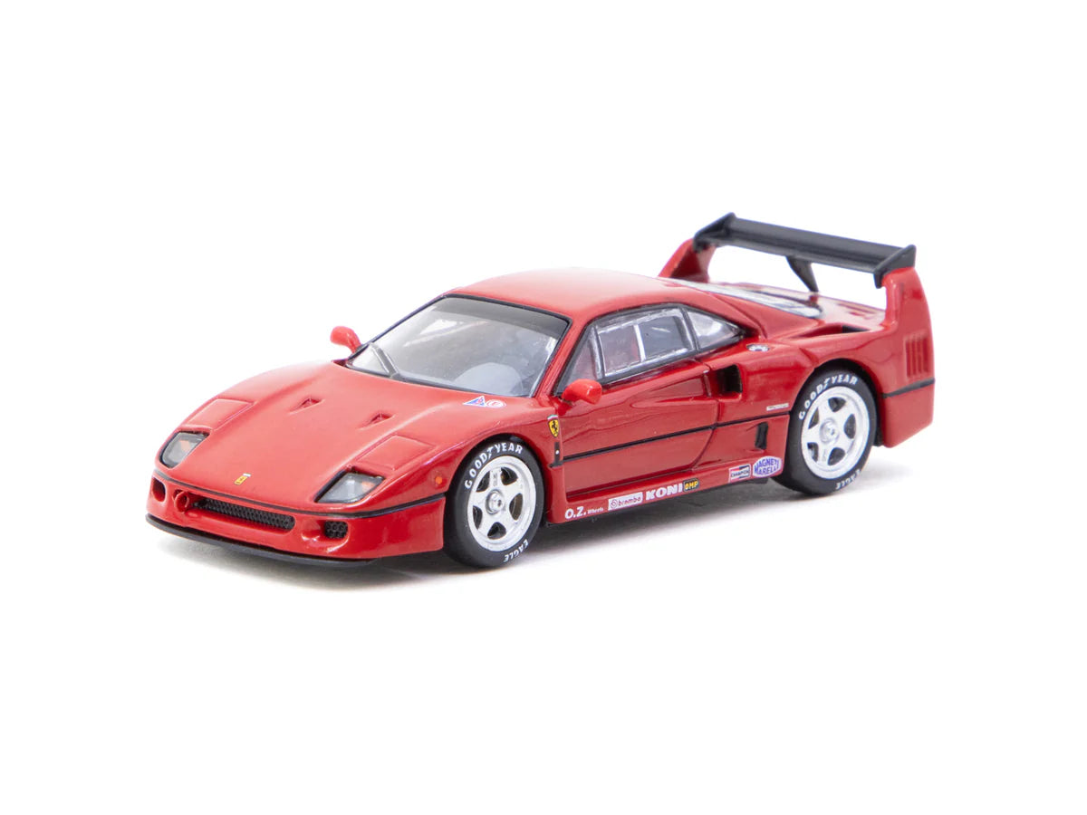 Tarmac Works x iXo Models 1/64 - Ferrari F40 Red - ROAD64