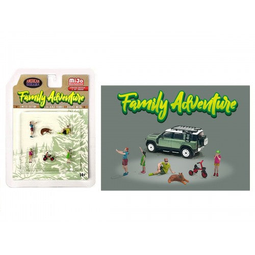 American Diorama 1/64 - Family Adventure Figurines