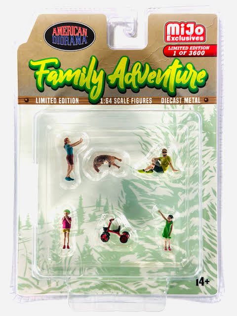 American Diorama 1/64 - Family Adventure Figurines