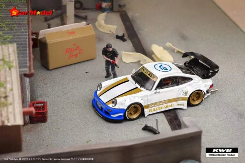 Star Model 1/64 - Porsche 930 GT Wing NFS White Livery