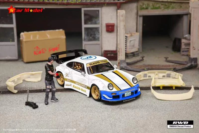 Star Model 1/64 - Porsche 930 GT Wing NFS White Livery