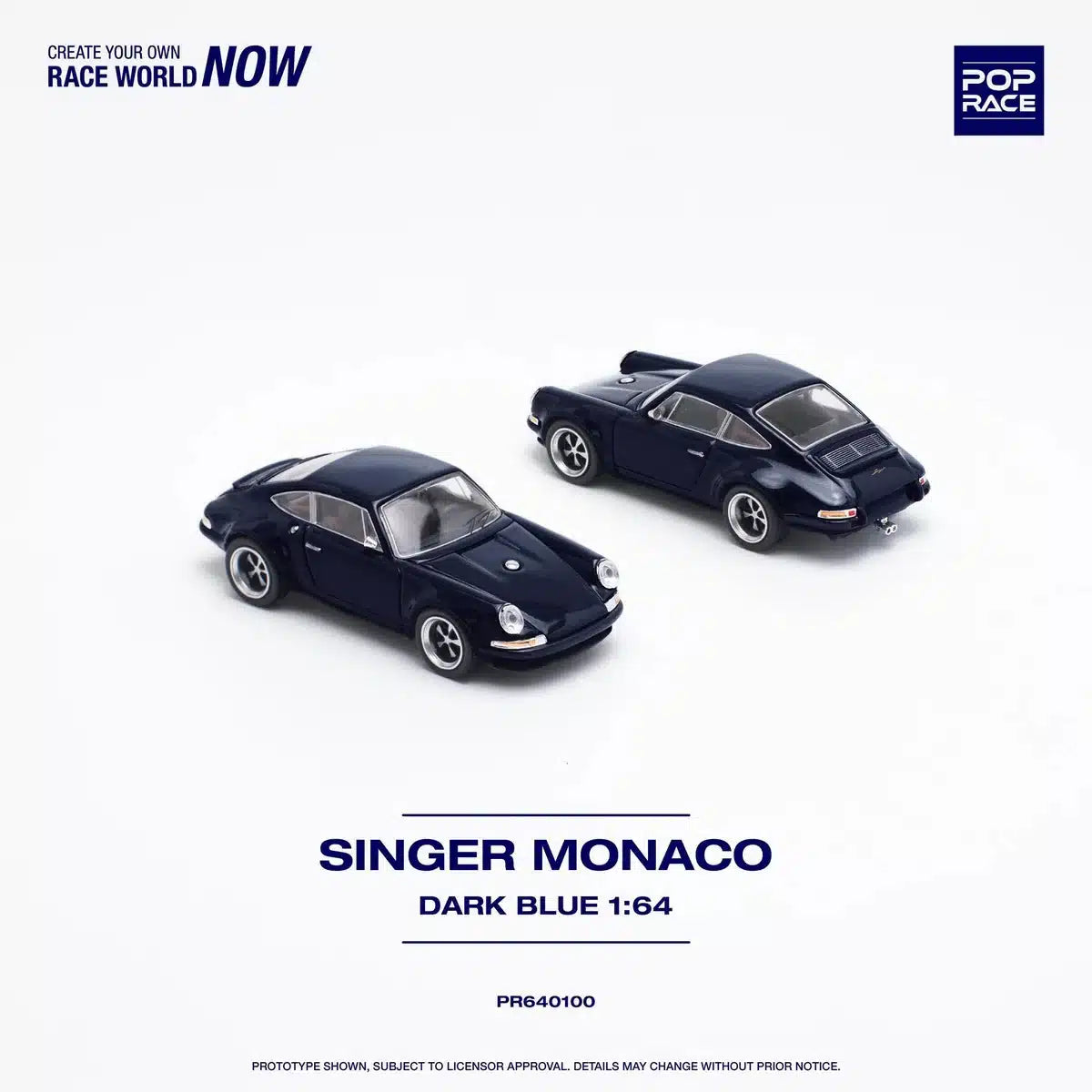 Pop Race 1/64 - Porsche Singer Monaco