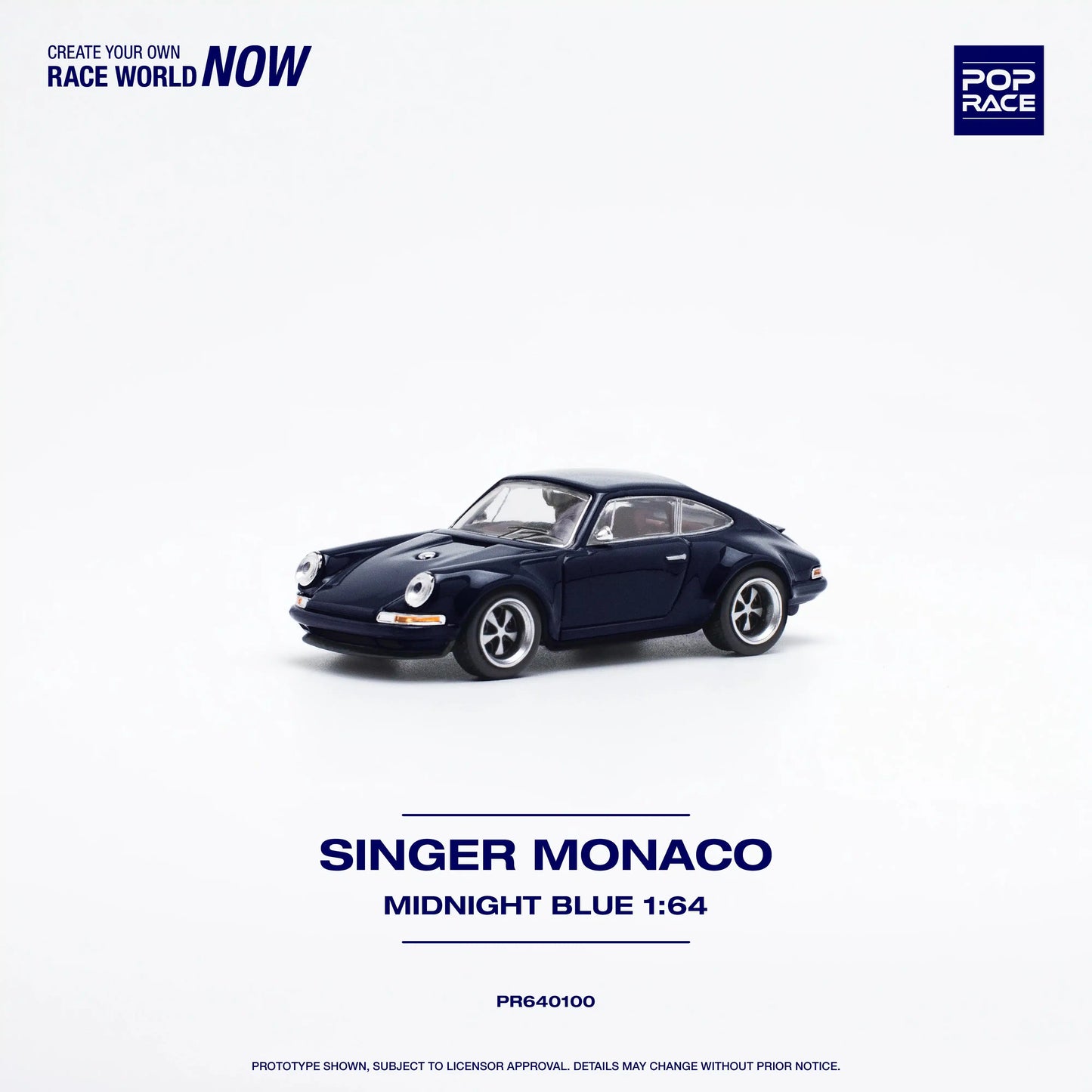 Pop Race 1/64 - Porsche Singer Monaco