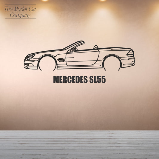 Wall Art Silhouette - Mercedes SL55