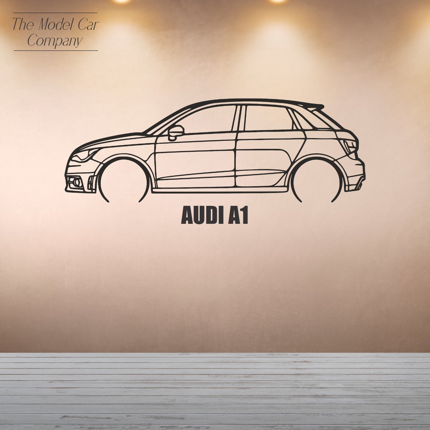 Wall Art Silhouette - Audi A1