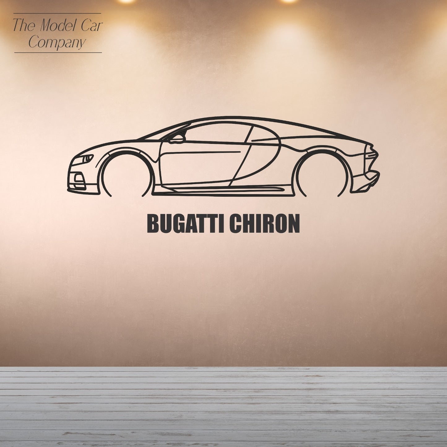 Wall Art Silhouette - Bugatti Chiron