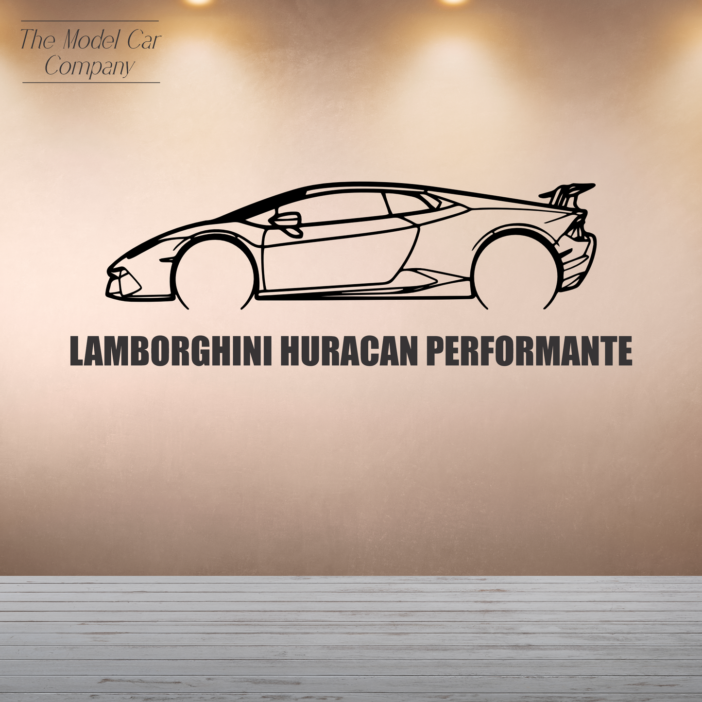 Wall Art Silhouette - Lamborghini Huracan