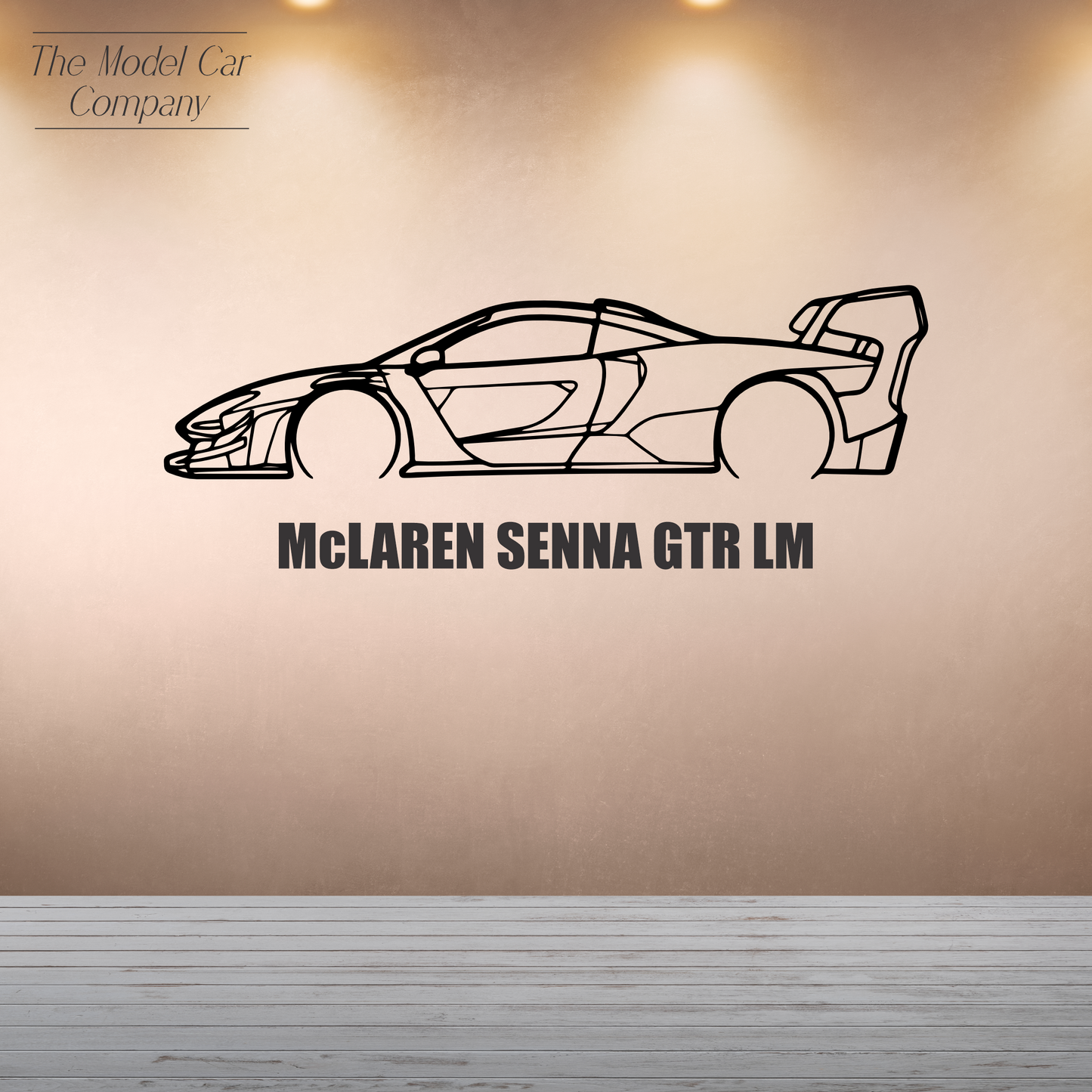 Wall Art Silhouette - McLaren Senna GTR LM