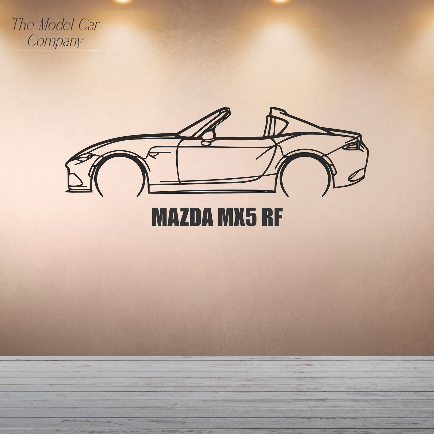 Wall Art Silhouette - Mazda MX5 RF