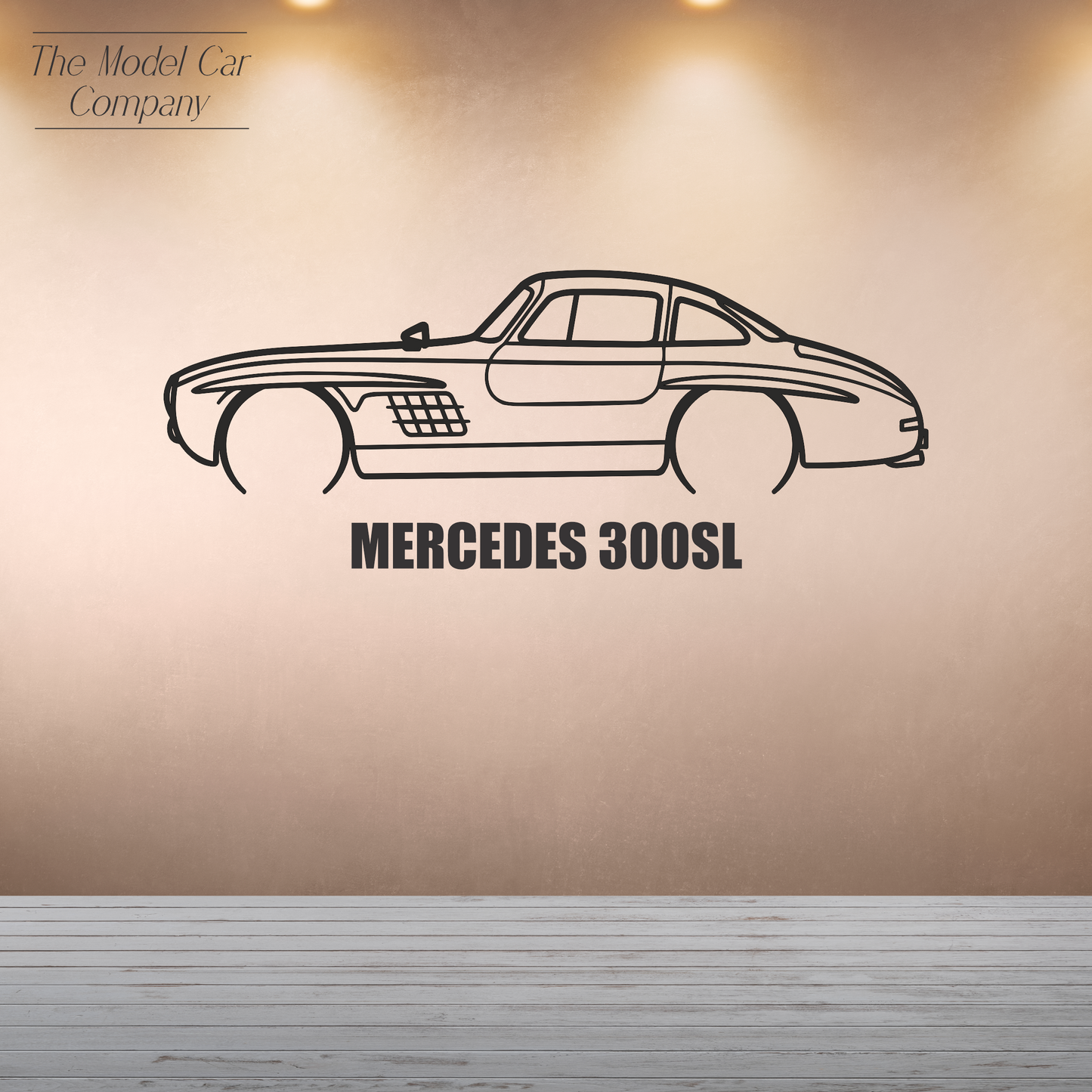 Wall Art Silhouette - Mercedes 300SL