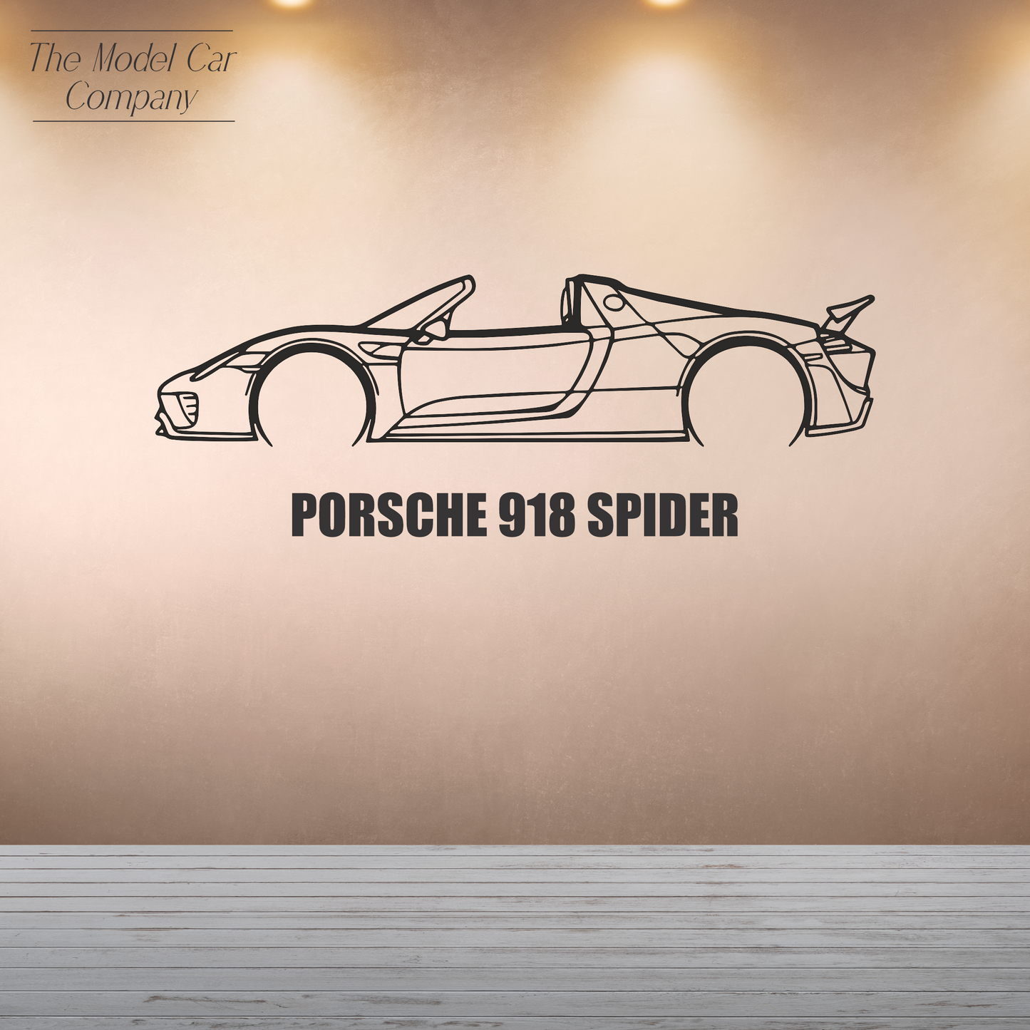 Wall Art Silhouette - Porsche 918 Spider