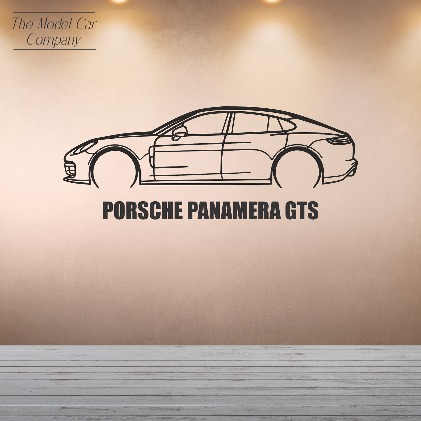 Wall Art Silhouette - Porsche Panamera GTS