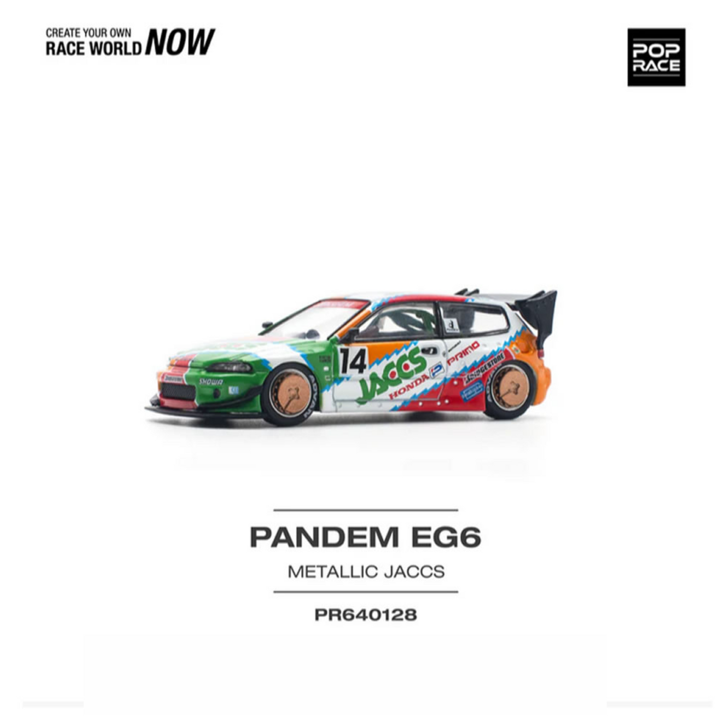 Pop Race 1/64 - Pandem Civic EG6 V1.5 Jaccs