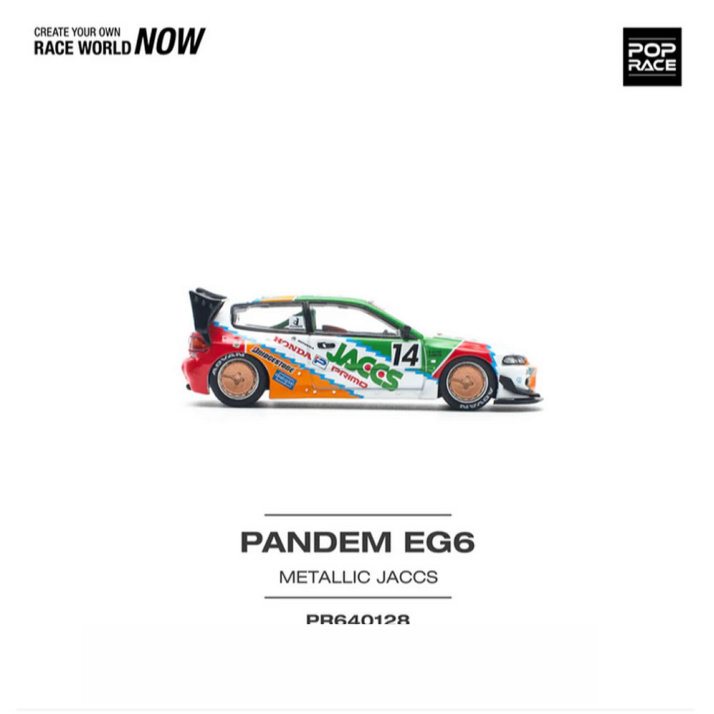 Pop Race 1/64 - Pandem Civic EG6 V1.5 Jaccs