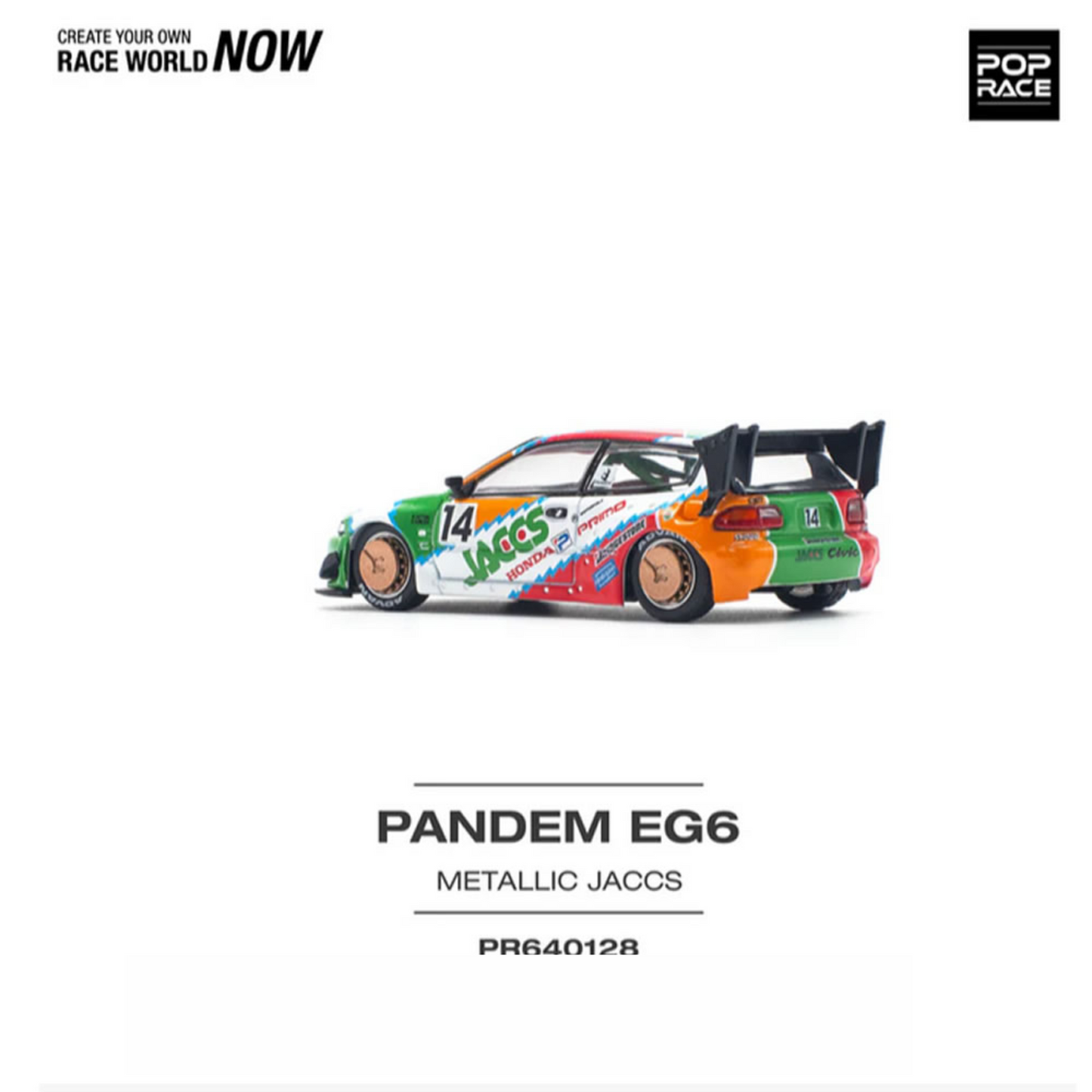 Pop Race 1/64 - Pandem Civic EG6 V1.5 Jaccs