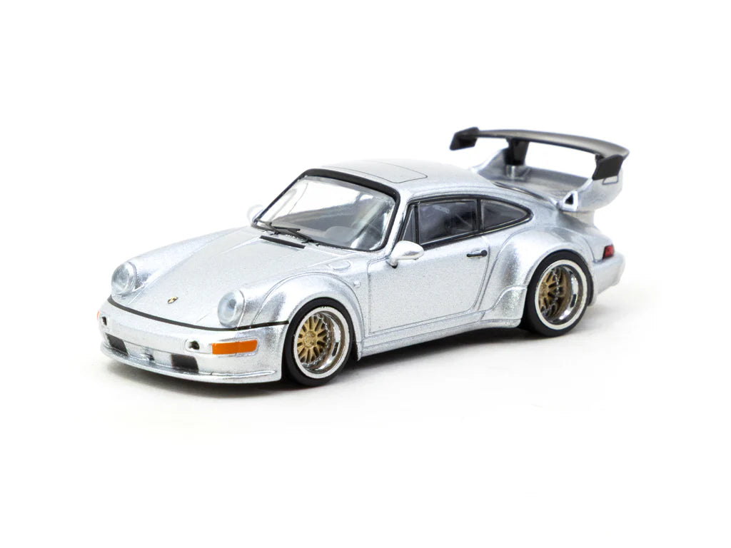 Tarmac Works 1/64 - Tarmac Works 1/64 RWB 964 Silver - HOBBY64