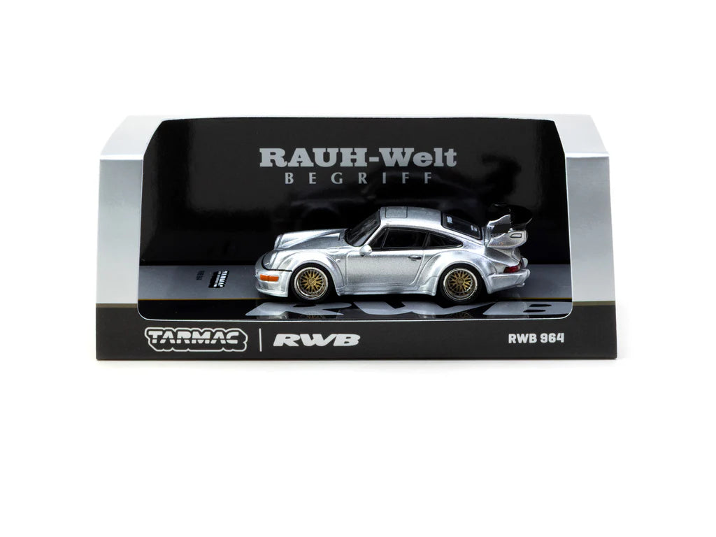 Tarmac Works 1/64 - Tarmac Works 1/64 RWB 964 Silver - HOBBY64