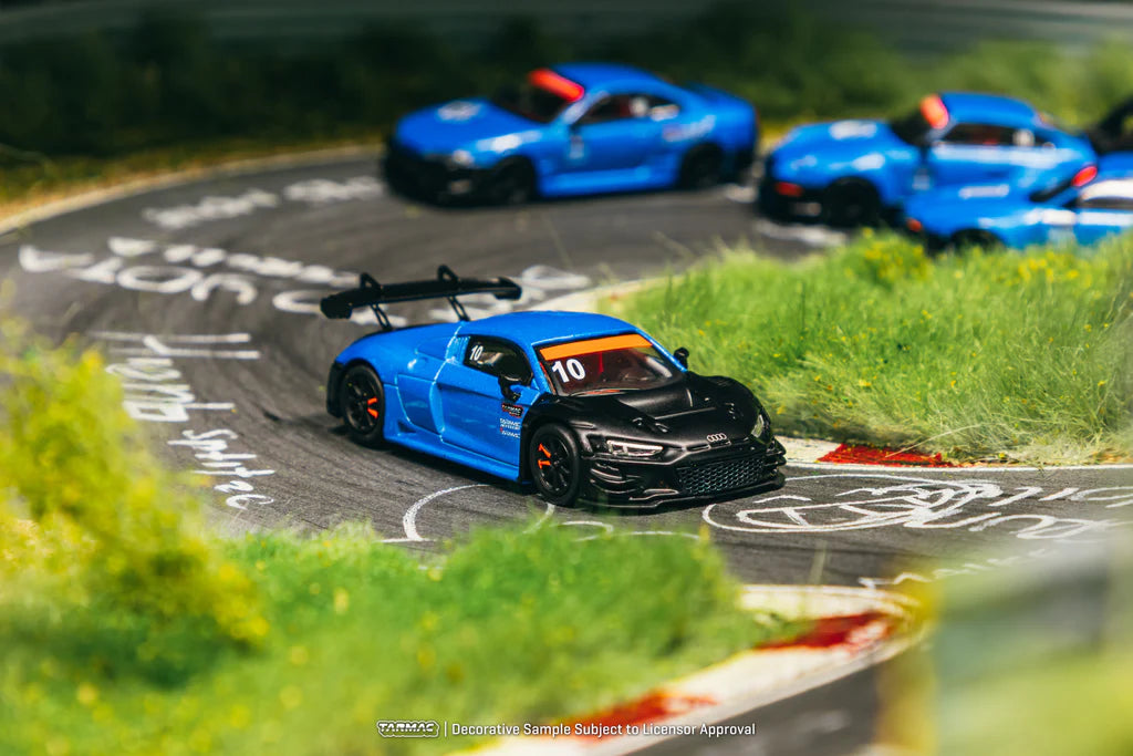 Tarmac Works 1/64 - Audi R8 LMS GT3 evo II Tarmac Works 10th Anniversary - HOBBY64