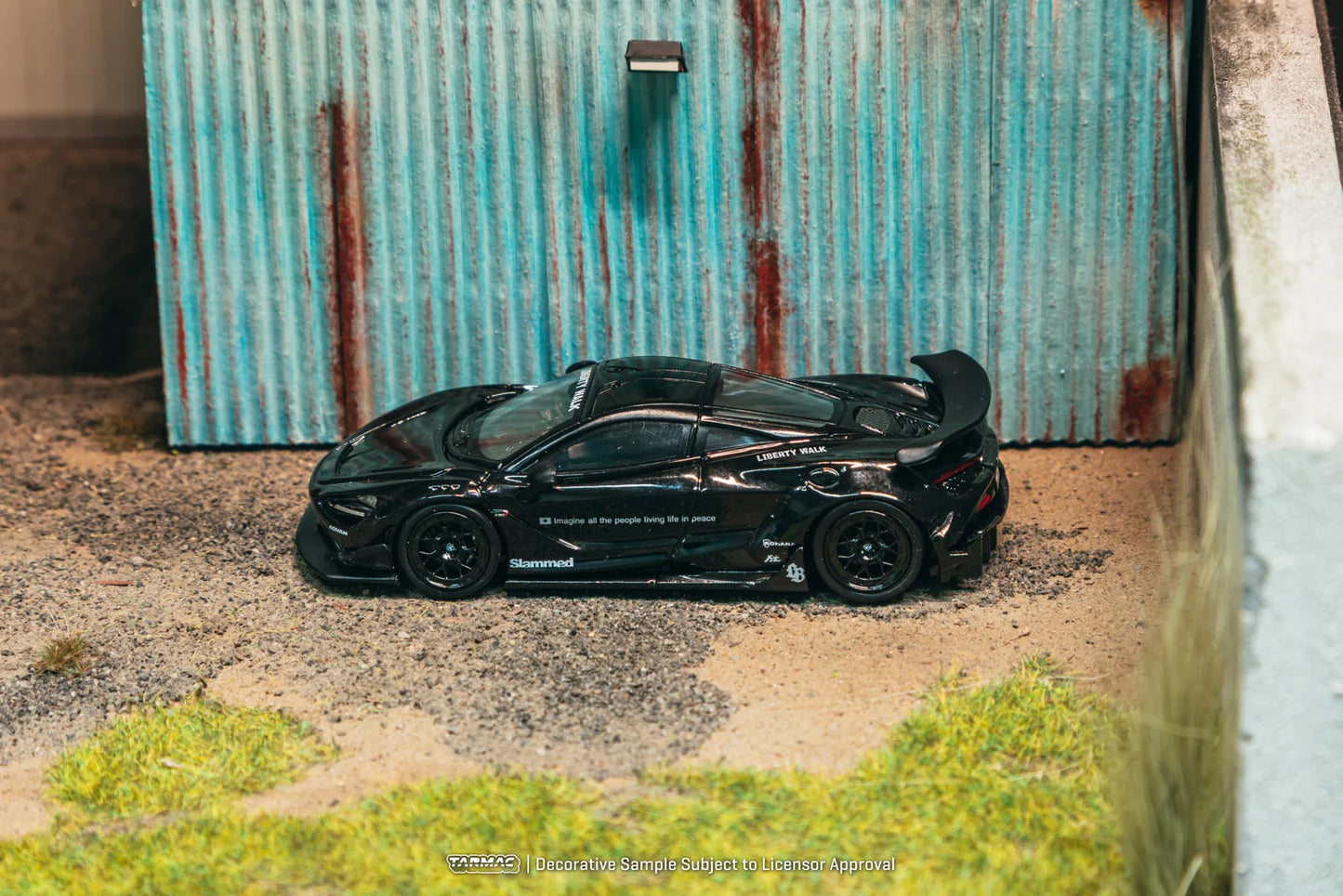 Tarmac Works x CM Model 1/64 - LB-Works McLaren 720S Black - HOBBY64