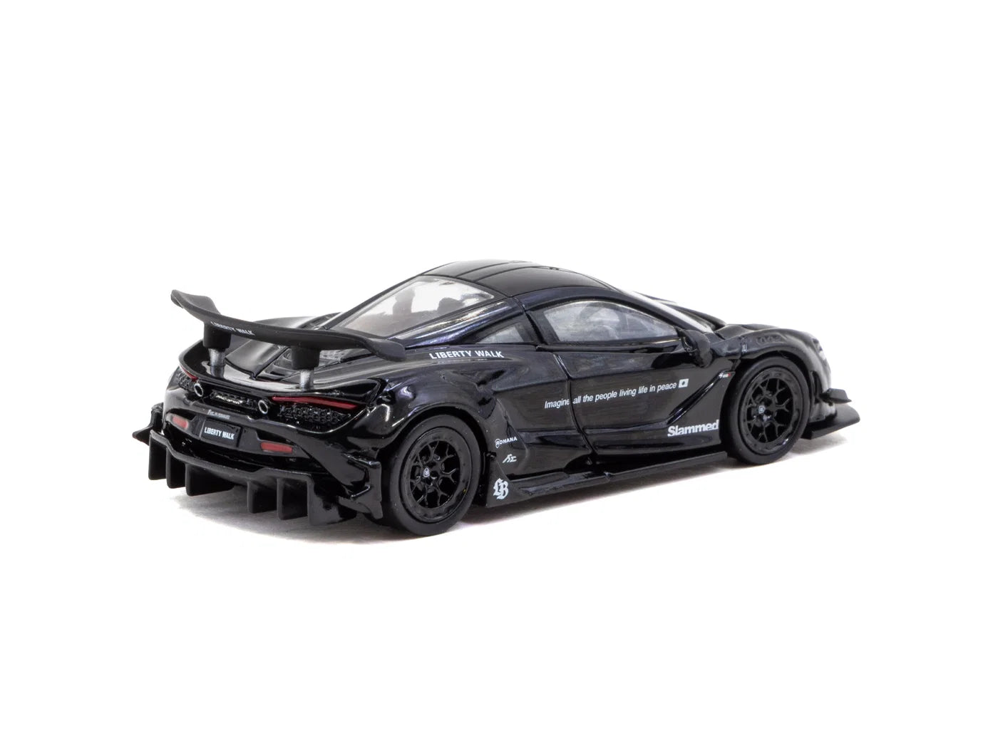 Tarmac Works x CM Model 1/64 - LB-Works McLaren 720S Black - HOBBY64