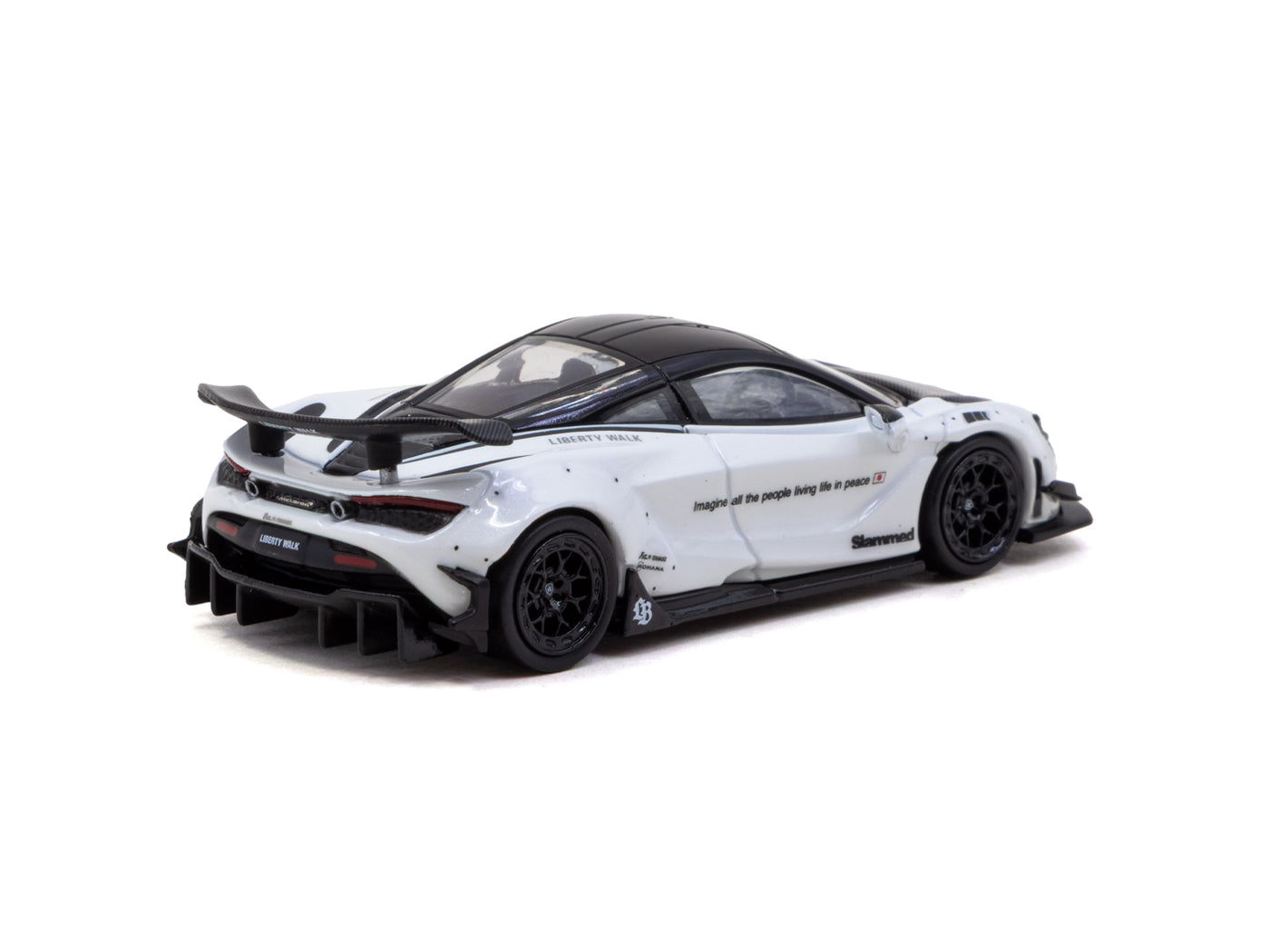 Tarmac Works x CM Model 1/64 - LB-Works McLaren 720S White - HOBBY64
