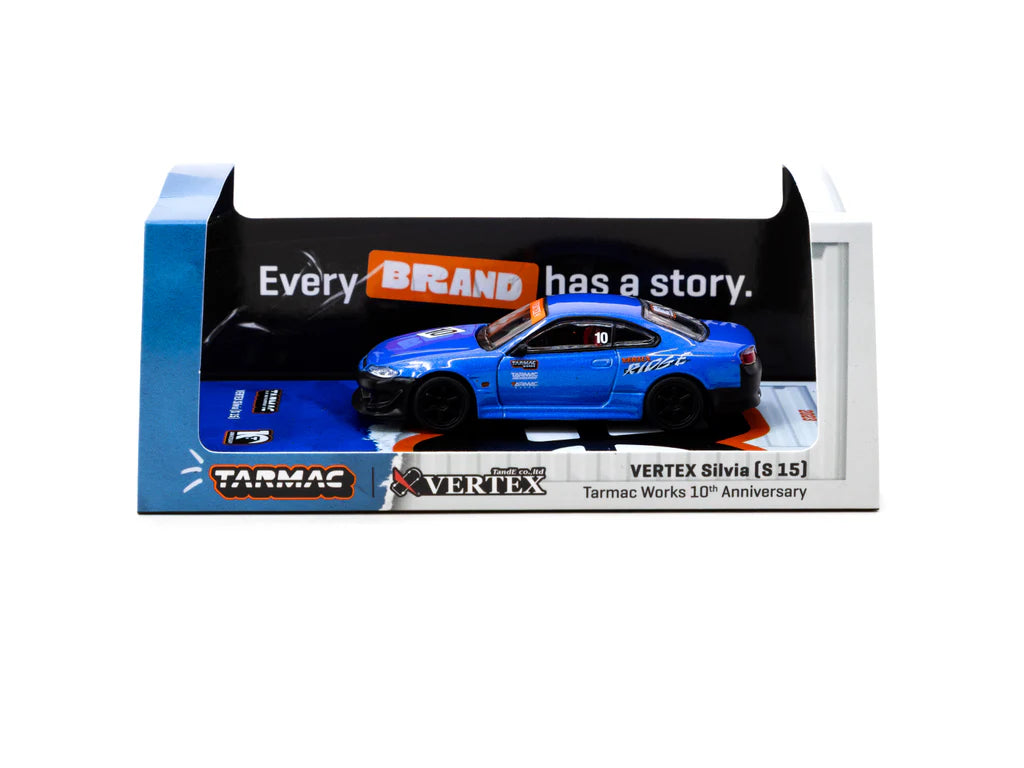 Tarmac Works 1/64 - VERTEX Silvia (S 15) Tarmac Works 10th Anniversary - GLOBAL64