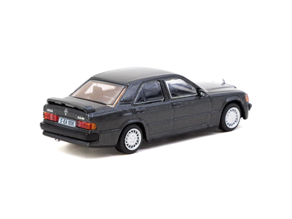 Tarmac Works 1/64 - Mercedes-Benz 190 E 2.3-16 Blue-Black Metallic - GLOBAL64