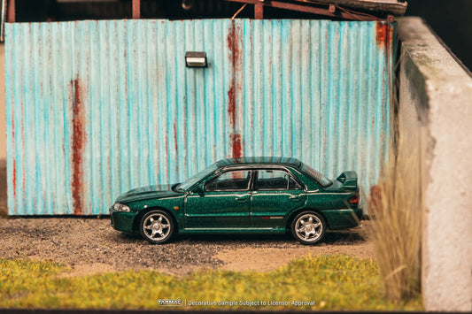 Tarmac Works 1/64 - Mitsubishi Lancer GSR Evolution Green Metallic - GLOBAL64