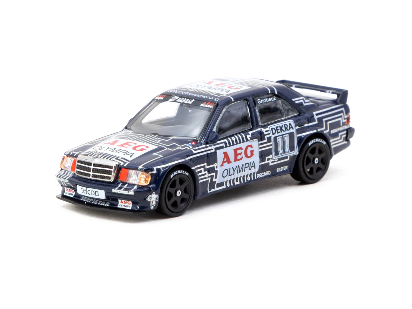 Tarmac Works 1/64 - Mercedes-Benz 190 E 2.5-16 EVO 1 DTM 1989 Dany Snobeck-GLOBAL64