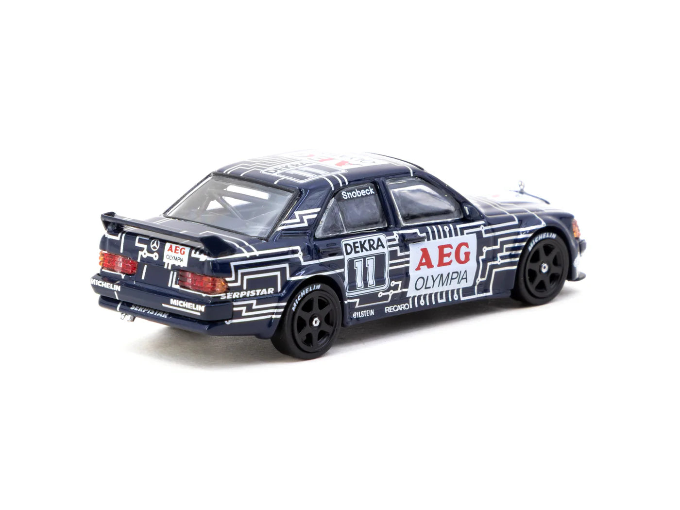 Tarmac Works 1/64 - Mercedes-Benz 190 E 2.5-16 EVO 1 DTM 1989 Dany Snobeck-GLOBAL64