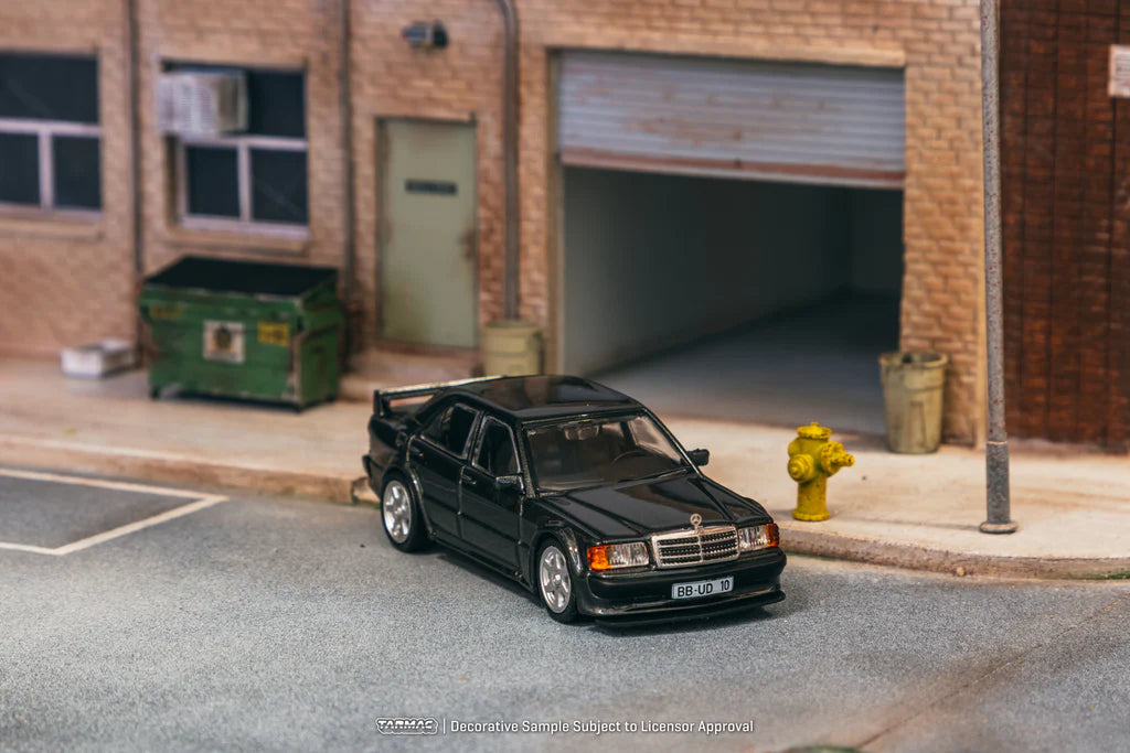Tarmac Works 1/64 - Mercedes-Benz 190 E 2.5-16 EVO 1 Blue-Black Metallic - GLOBAL64