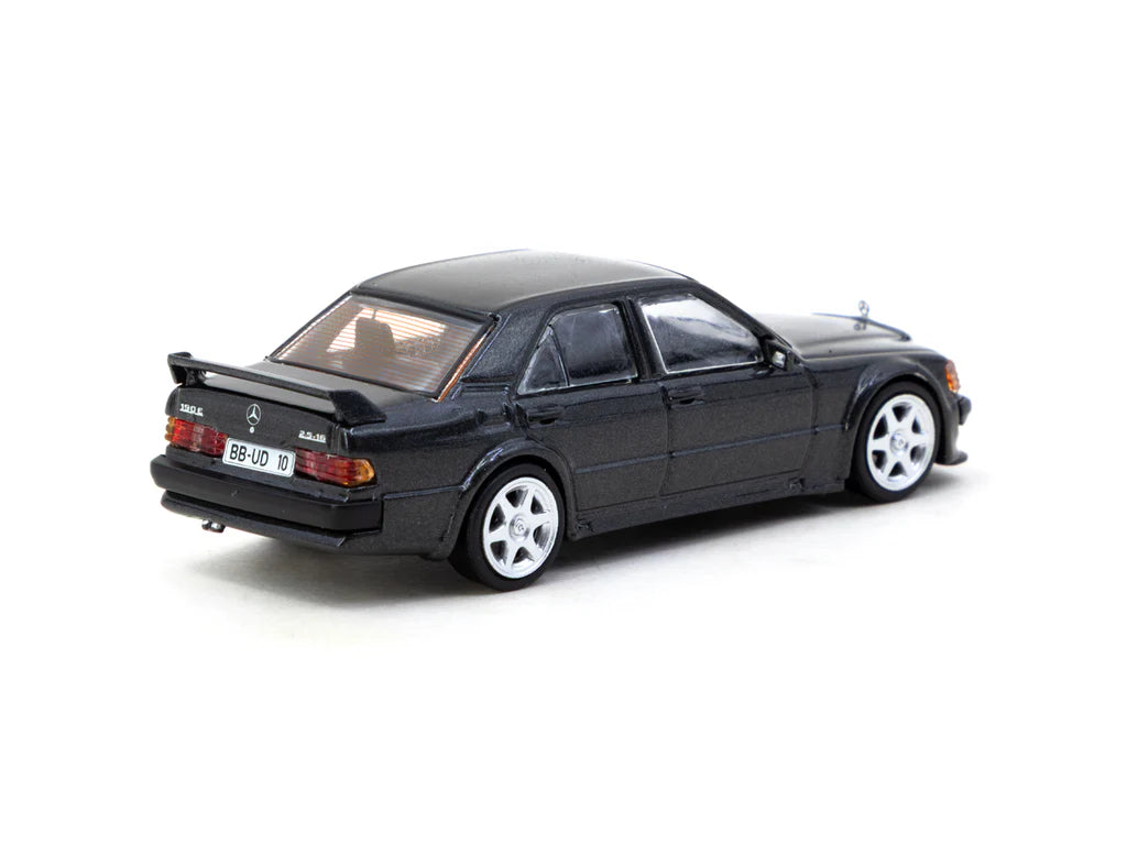 Tarmac Works 1/64 - Mercedes-Benz 190 E 2.5-16 EVO 1 Blue-Black Metallic - GLOBAL64