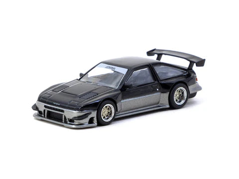 Tarmac Works 1/64 - Toyota Sprinter Trueno AE86 Widebody Black/Grey - Designed by Jon Sibal - Malaysia Special Edition - GLOBAL64