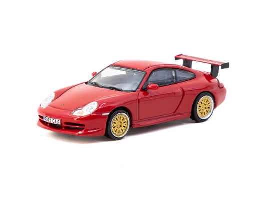 Tarmac Works X iXO Models 1/64 - Porsche 911 GT3 (type 996) Red - GLOBAL64