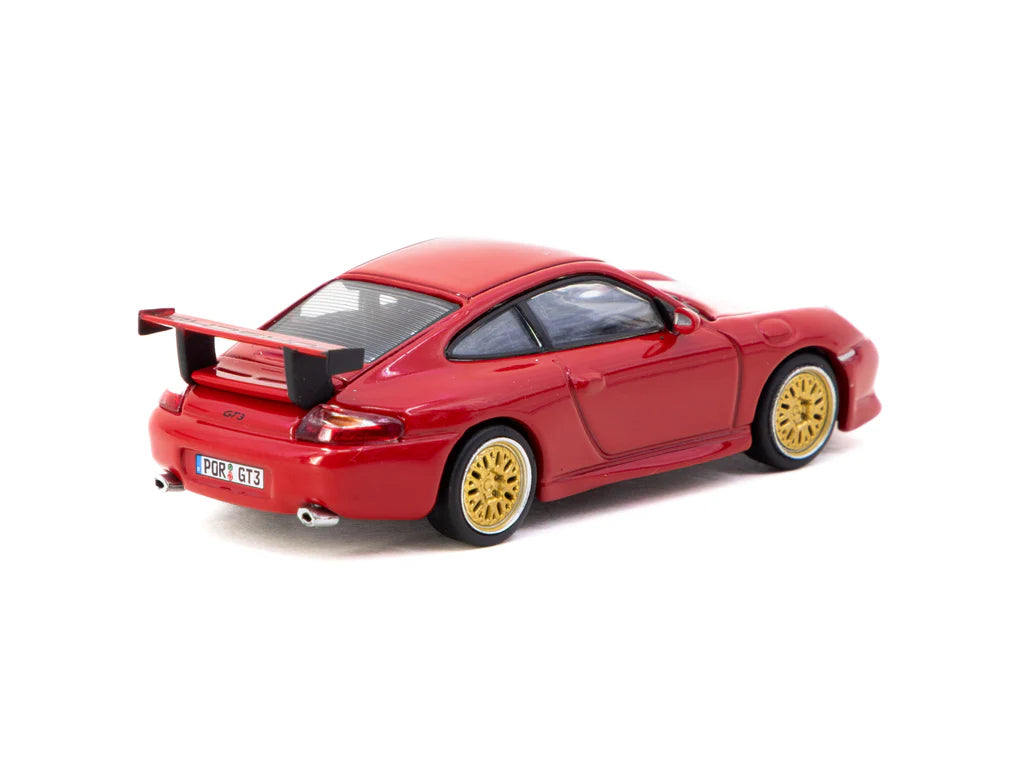 Tarmac Works X iXO Models 1/64 - Porsche 911 GT3 (type 996) Red - GLOBAL64