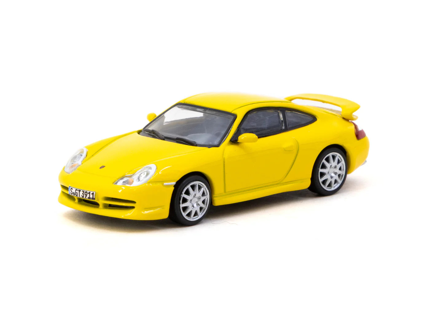 Tarmac Works x iXO Models 1/64 - Porsche 911 GT3 (type 996) Yellow - GLOBAL64