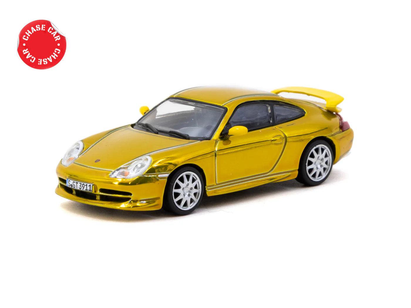 Tarmac Works x iXO Models 1/64 - Porsche 911 GT3 (type 996) Yellow - GLOBAL64
