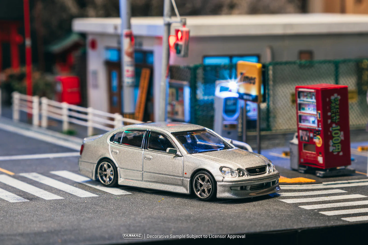 Tarmac Works 1/64 - VERTEX Toyota Aristo JZS161 Silver - GLOBAL64