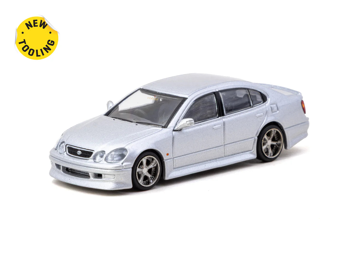 Tarmac Works 1/64 - VERTEX Toyota Aristo JZS161 Silver - GLOBAL64