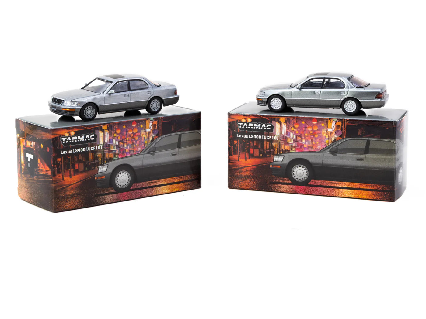 Tarmac Works 1/64 - Lexus LS400 Flint Grey - GLOBAL64