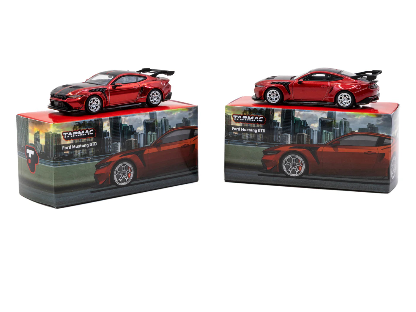 Tarmac Works 1/64 - Ford Mustang GTD Red - GLOBAL64