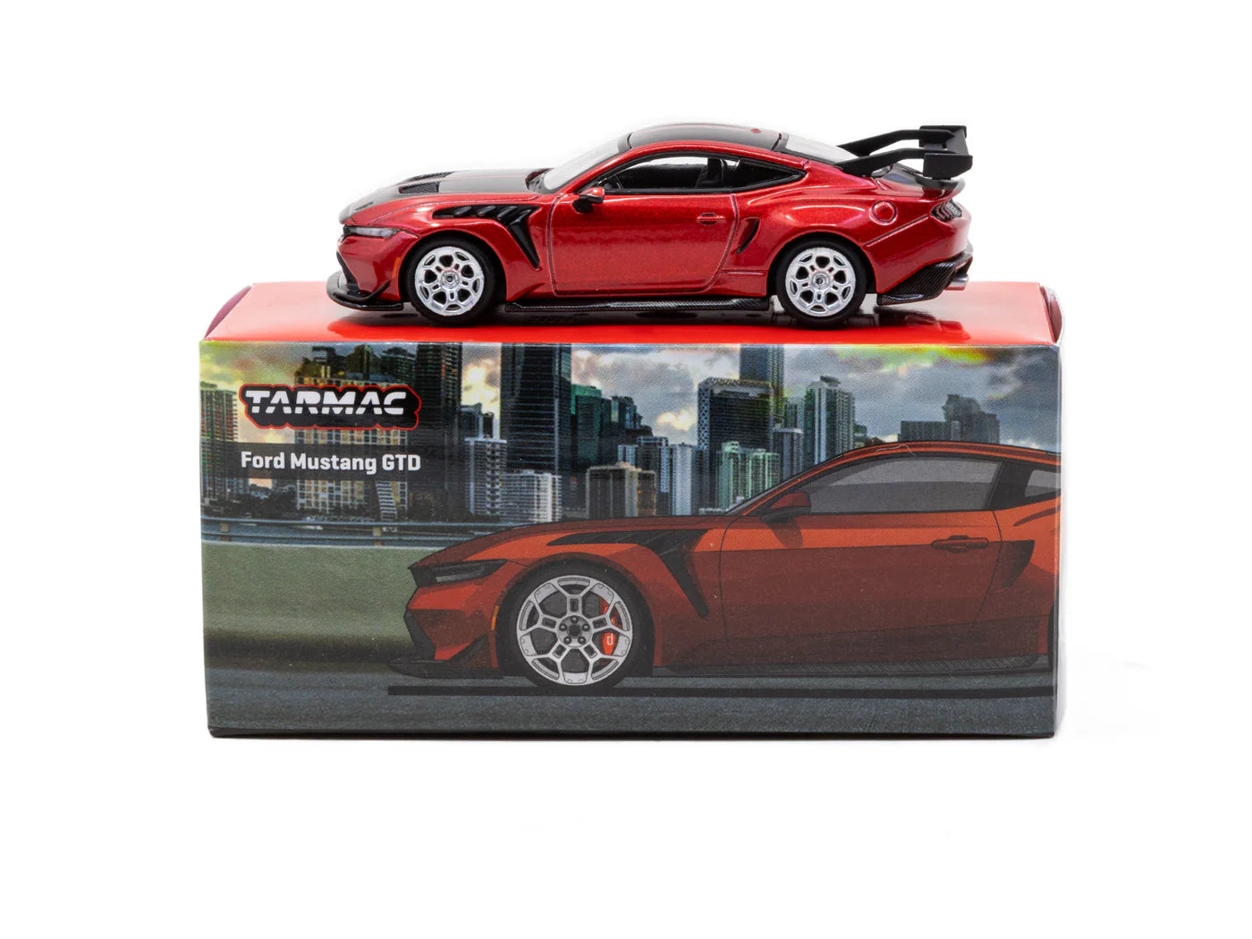 Tarmac Works 1/64 - Ford Mustang GTD Red - GLOBAL64