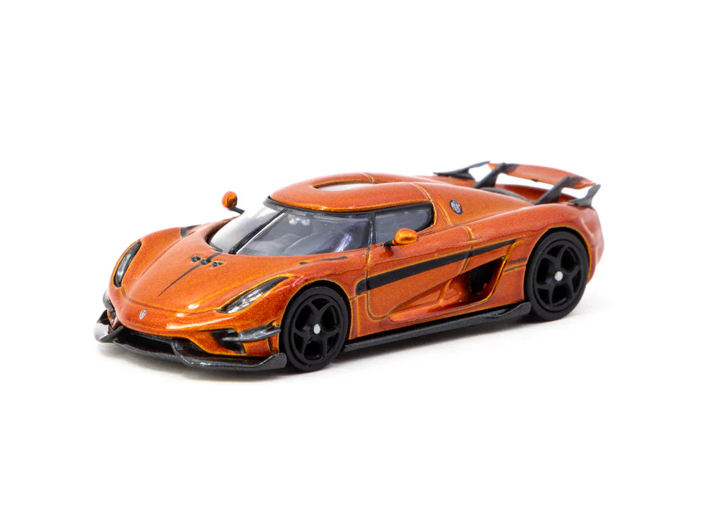 Tarmac Works 1/64 - Koenigsegg Regera Orange Metallic / Black Stripes-GLOBAL64