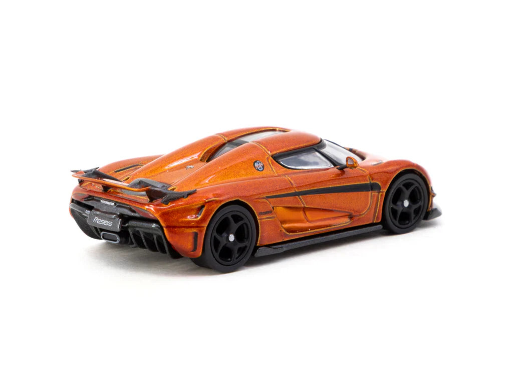 Tarmac Works 1/64 - Koenigsegg Regera Orange Metallic / Black Stripes-GLOBAL64