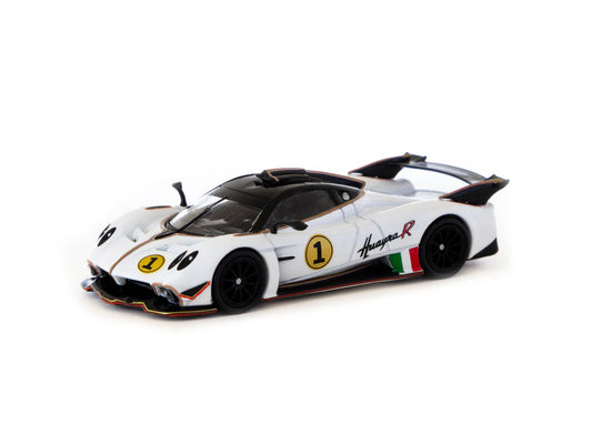 Tarmac Works 1/64 - Pagani Huayra R Bianco Benny - LAMLEY Special Edition