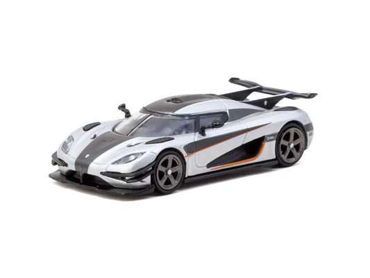 Tarmac Works 1/64 - Koenigsegg One:1 Silver - GLOBAL64
