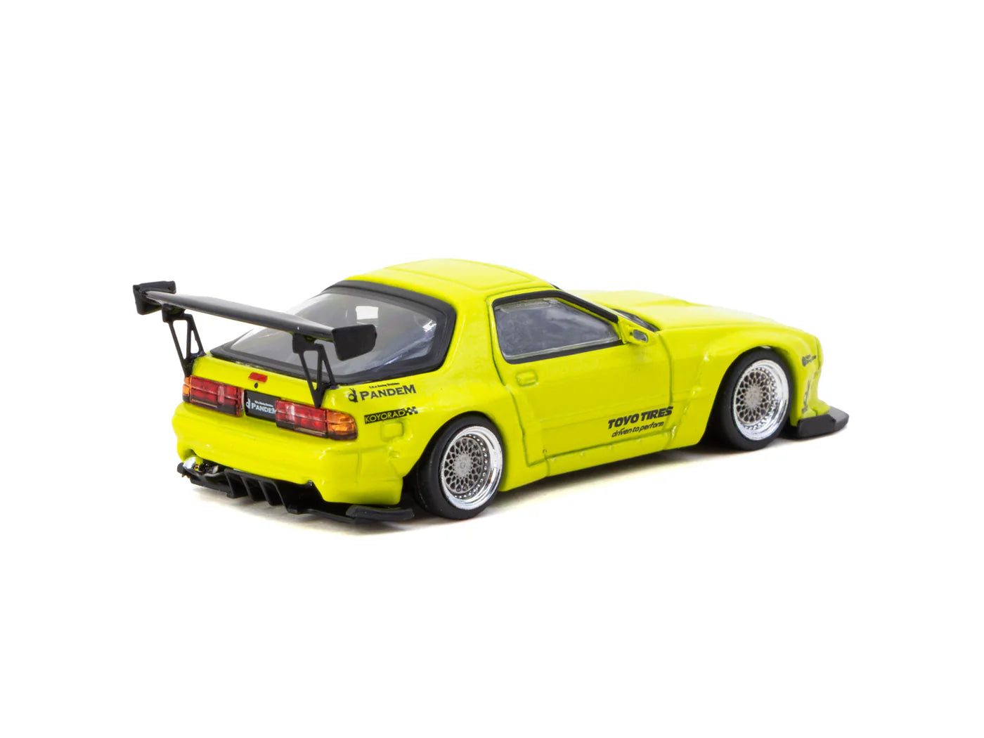 Tarmac Works 1/64 - Pandem Mazda RX-7 FC3S Yellow - ROAD64