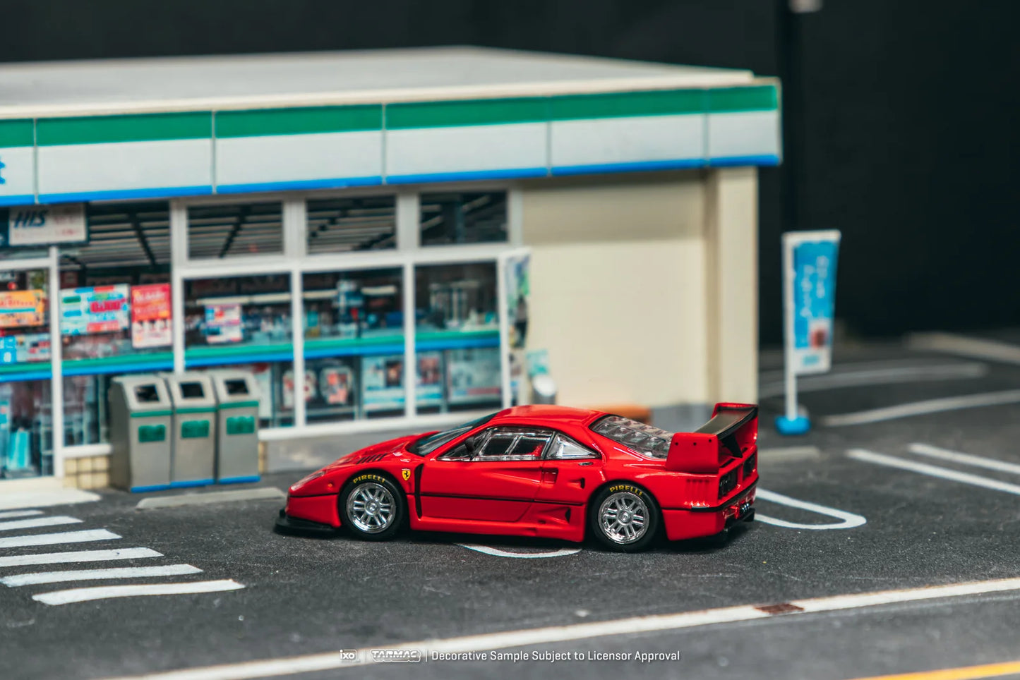Tarmac Works x iXO 1/64 - Ferrari F40 GTE Red - ROAD64